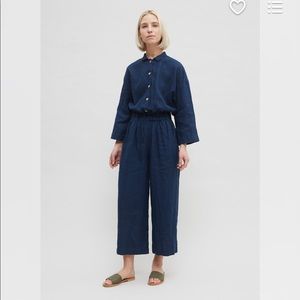 Linenfox navy jumpsuit